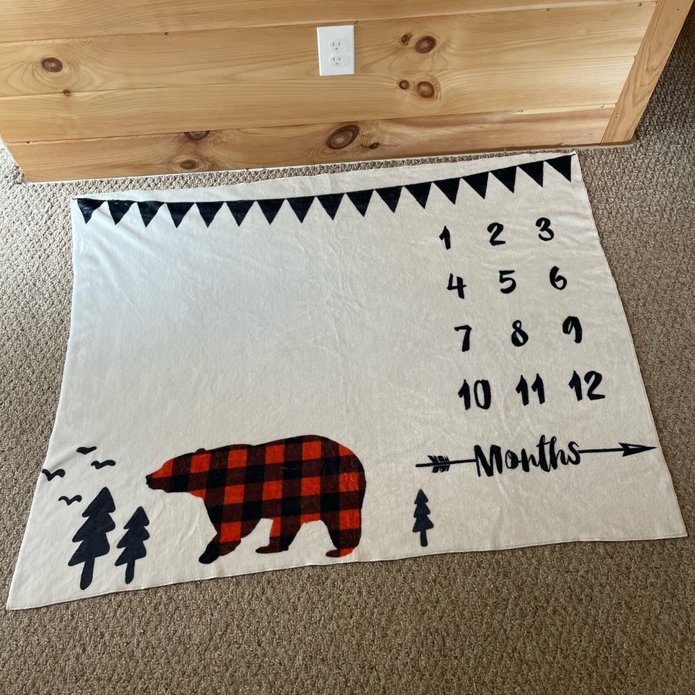 Baby Monthly Milestone blanket
